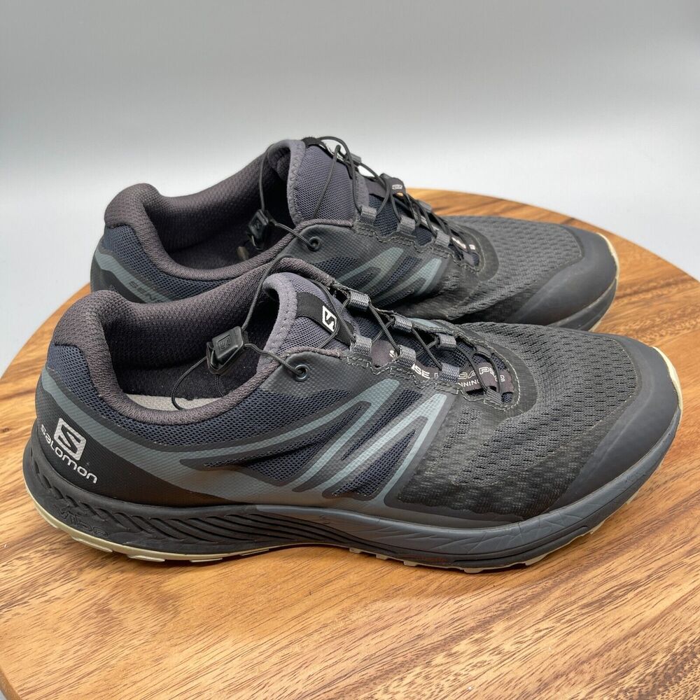 Salomon Men's Athletic Shoes Black with Gray Accents